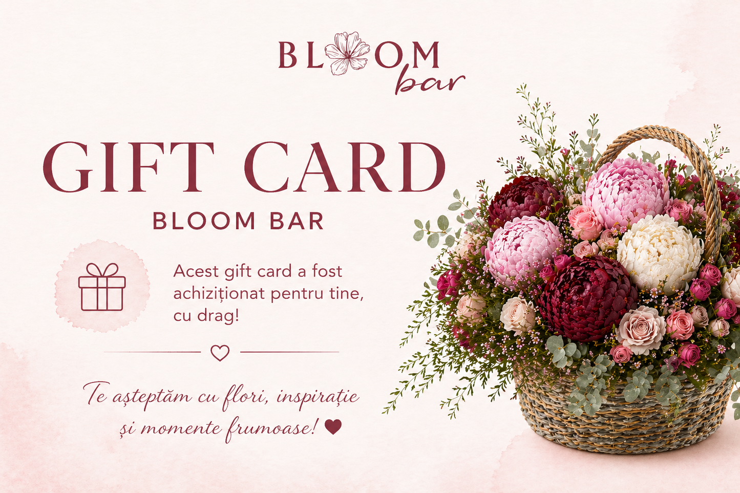 Gift card participare atelier