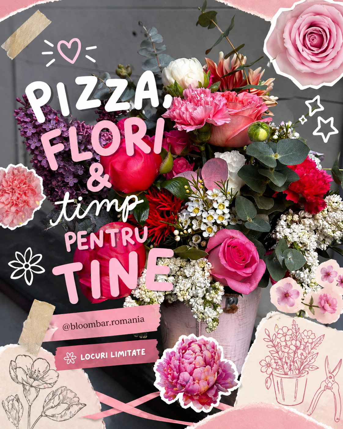 Pizza, flori si timp pentru tine - 2 iulie 2026