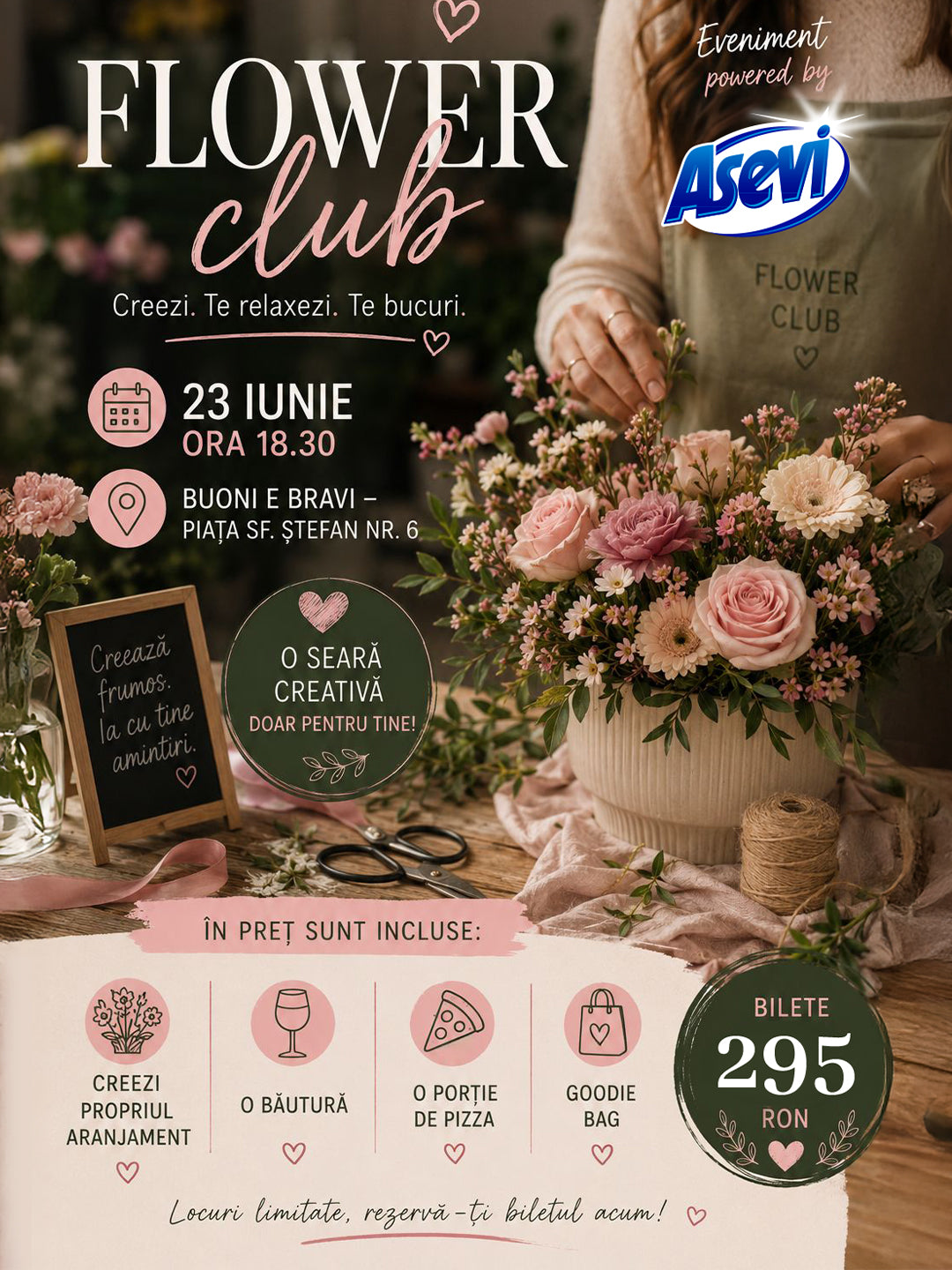 Flower Club - 23 iunie 2026 - Powered by Asevi